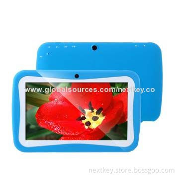 7-inch Rockchip 2928 Kids' Tablet PCs with CE and RoHS Marks, 1,024 x 600P, DDR3 512MB/4GB FlashNew